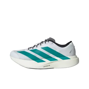 Adidas Adizero Evo SL Anti Slip Wear Resistant Low Top Running Shoes Men's White Green