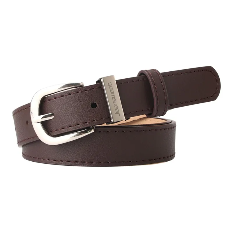 JEANSWEST Artificial Leather PU Leather Belts Women's 2.4cm-1