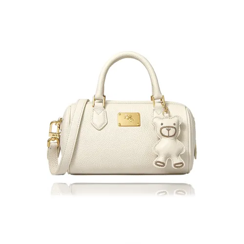 NUCELLE Cow Leather Boston Bag, Crossbody, One Shoulder, Handbag Regular Women's Multicolor