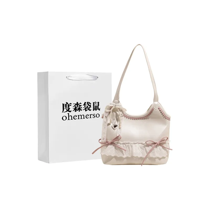 Dusen Kangaroo PU Shoulder Bag Women's Multicolor-0