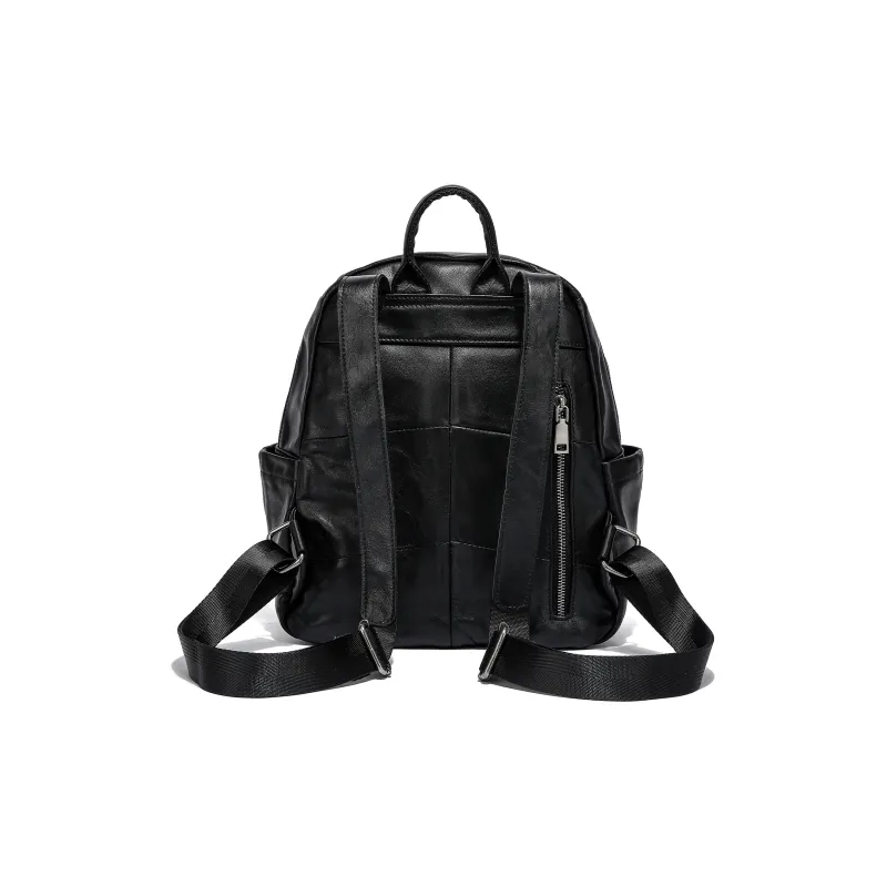 Ace Paul Cow Leather Backpack Regular Unisex Black-3
