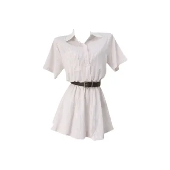 TIBINB Short Sleeved Dress Women's