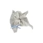 Blue Plaid Lace Double-Sided Square-24cm