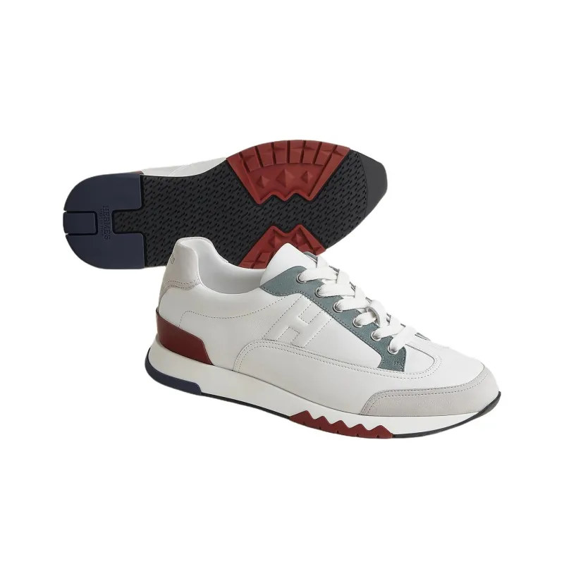 HERMES Trail Low Top Casual Shoes Men's White-2