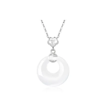 CHINA GOLD Natural Chalcedony Necklaces Women's