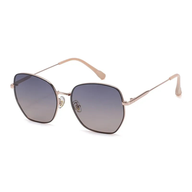 JEKA Metal Irregular Shape Sunglasses Unisex-1