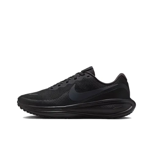 Nike REVOLUTION 8 Anti Slip Wear Resistant Low Top Casual Running Shoes Women's Black