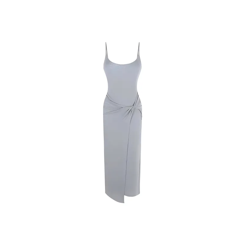 KKX Slip Dresses Women's Gray-0