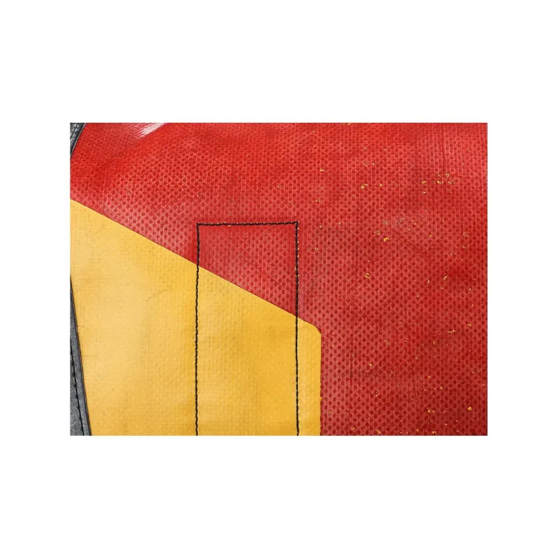 FREITAG Polyester Messenger Bag, Shoulder Bag, Crossbody Bag Unisex Red Yellow-9