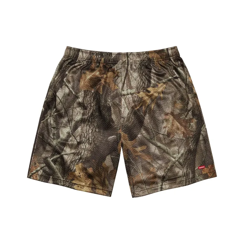 Supreme Small Box Baggy Mesh Short-0