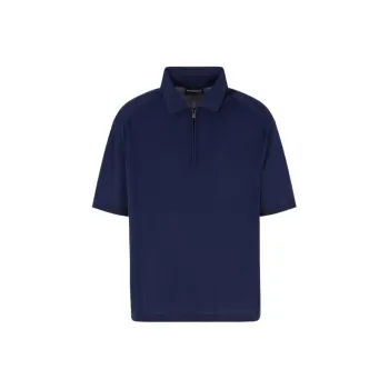 EMPORIO ARMANI SS25 Polo Shirt Men's Marine Blue