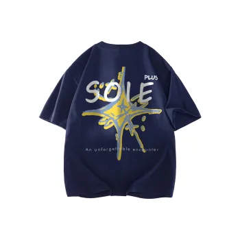SOIE T Shirts Unisex Navy Blue