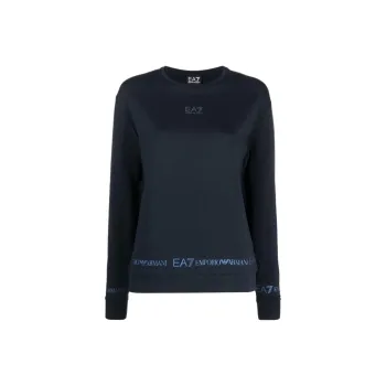 EMPORIO ARMANI EA7 SS23 Sweatshirt Women's Navy Blue
