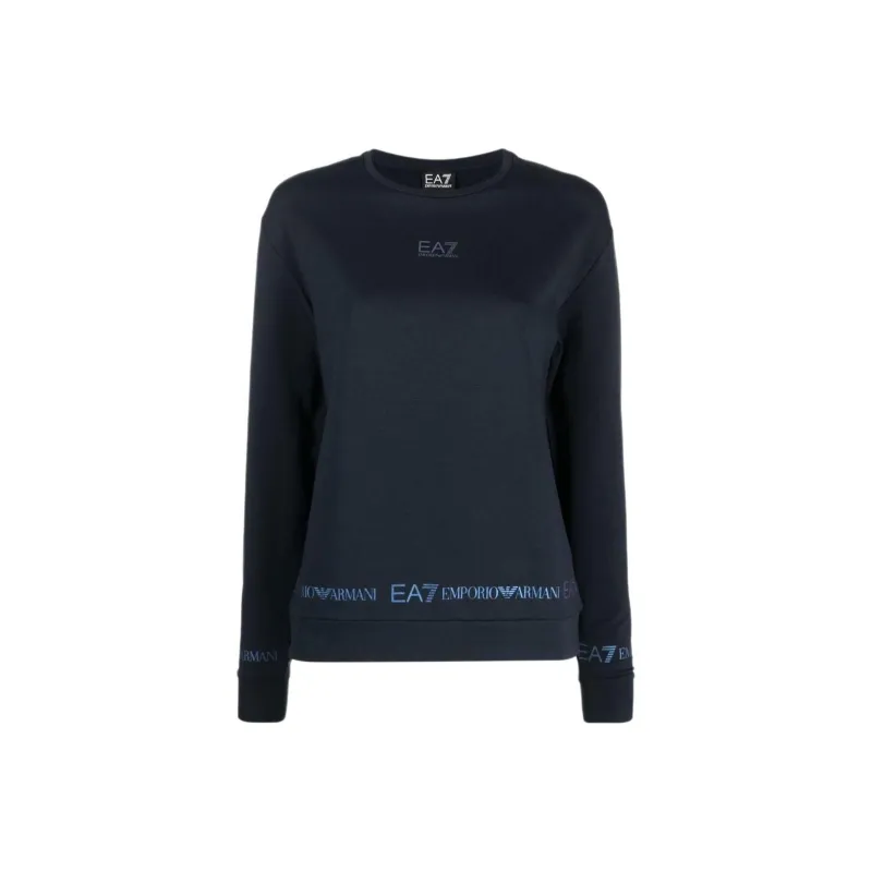 EMPORIO ARMANI EA7 SS23 Sweatshirt Women's Navy Blue-0