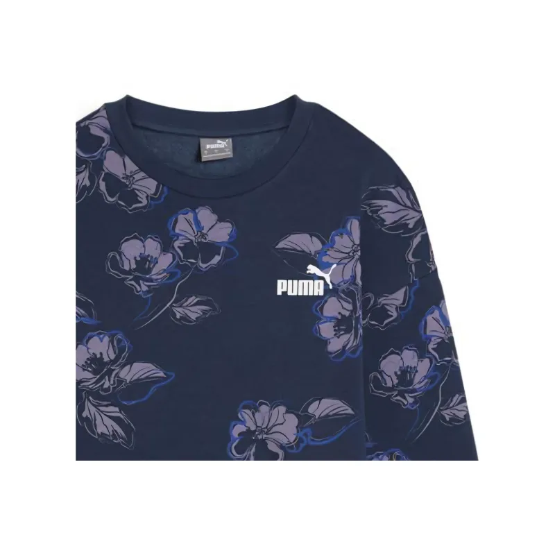 PUMA EssentialsFLORAL VIBES Sweatshirt Women's Blue-2