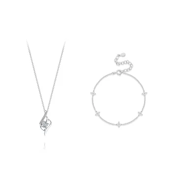 KUMET Sterling Silver Necklaces Women's