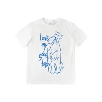 MeiHaoStore Long Haired Puppy T Shirt Unisex