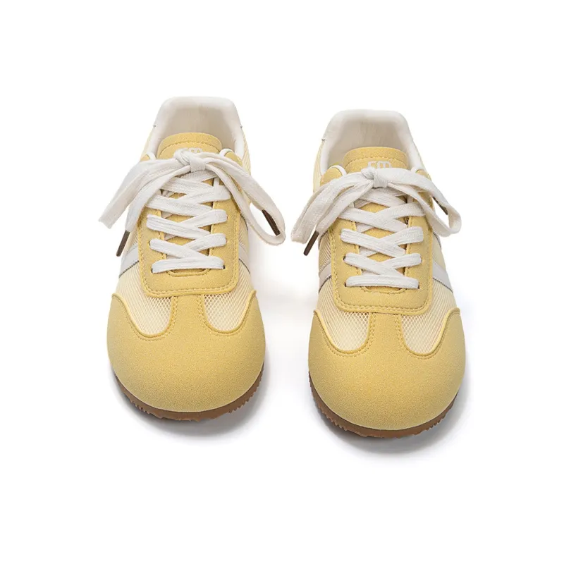 EXULL Q Cushioning, Breathable, Quick Dry Low Top Casual Shoes Women's Yellow-3