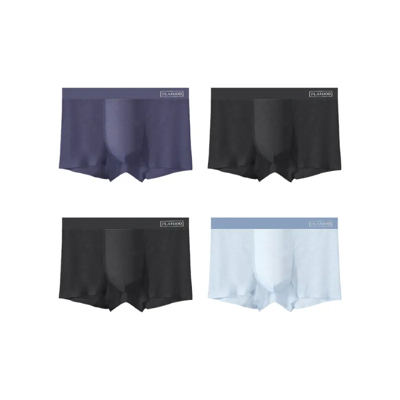 PLANDOO Underpants Men's 4 Pack-4