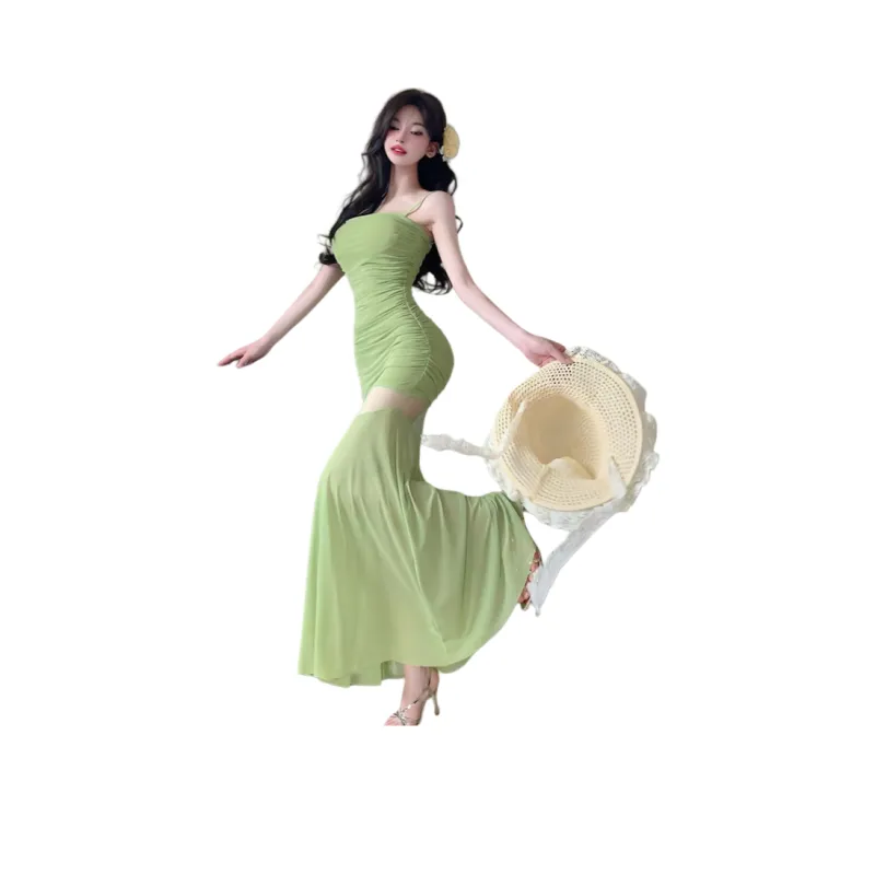 Mu Xiao Xin Slip Dresses Women's-0