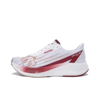 DESCENTE Delta Pro Cushioning, Wear Resistant Low Top Running Shoes Unisex White