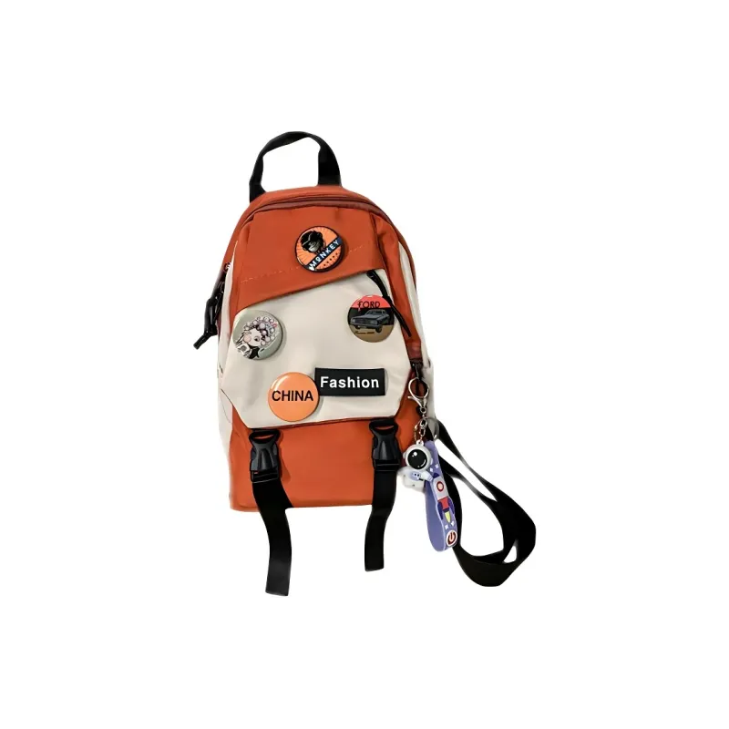 Techson Nylon Sling Bag Unisex Orange-0