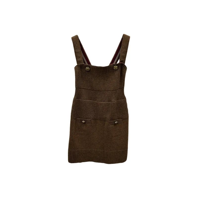 CHANEL 24A Slip Dress Women's Brown-0