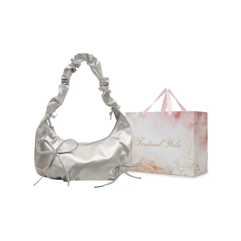 TOUTSEUL YOLO PU Handbag Women's Pink White Silver Blue-23