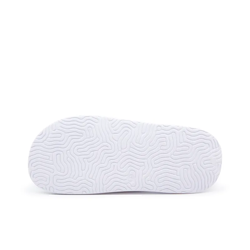 PEAK Tai Ji1.0 Quiet Slip Resistant Abrasion Resistant Slide Slippers Men's White Rose Red-6