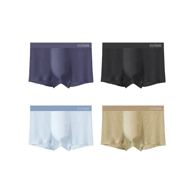 PLANDOO Underpants Men's 4 Pack-8