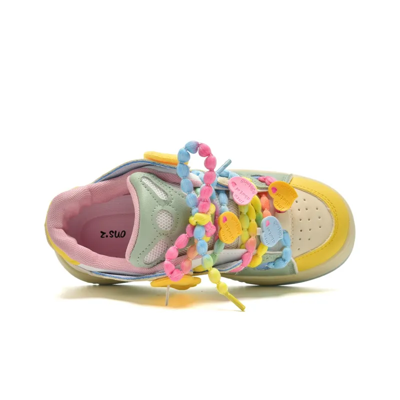 Z.SUO Coverage Abrasion Resistant Balance Lightweight Height Increasing Low Top Skateboard Shoes Women's Custard Candy-5