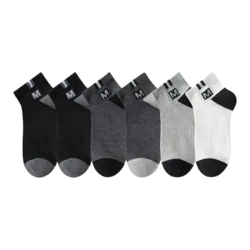 Lan Miao Ankle Socks Men's 6 Pack