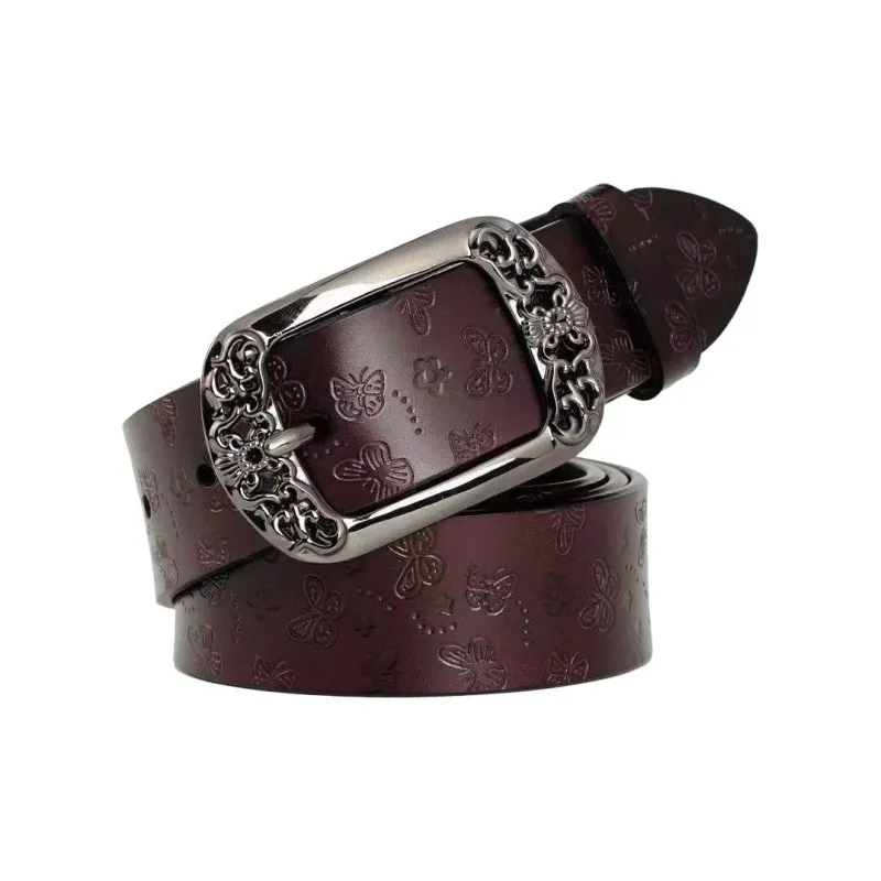 JEANSWEST PU Leather Belts Women's 2.8cm-3