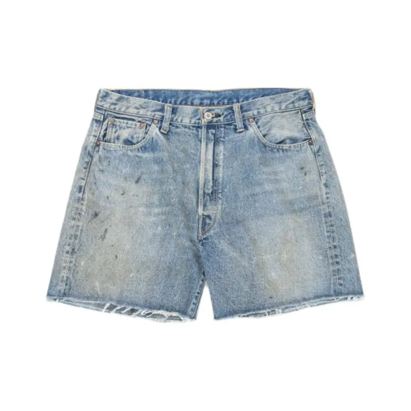 Bowwow SS25 DENIM CUT OFF SHORTS Denim Shorts Unisex-0