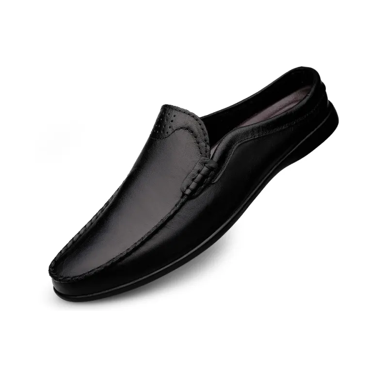British Knights Rubber Sole Closed Toe Slippers Men's Black-3