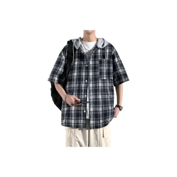 OKPI Shirts Unisex Vintage ★ Blue Plaid