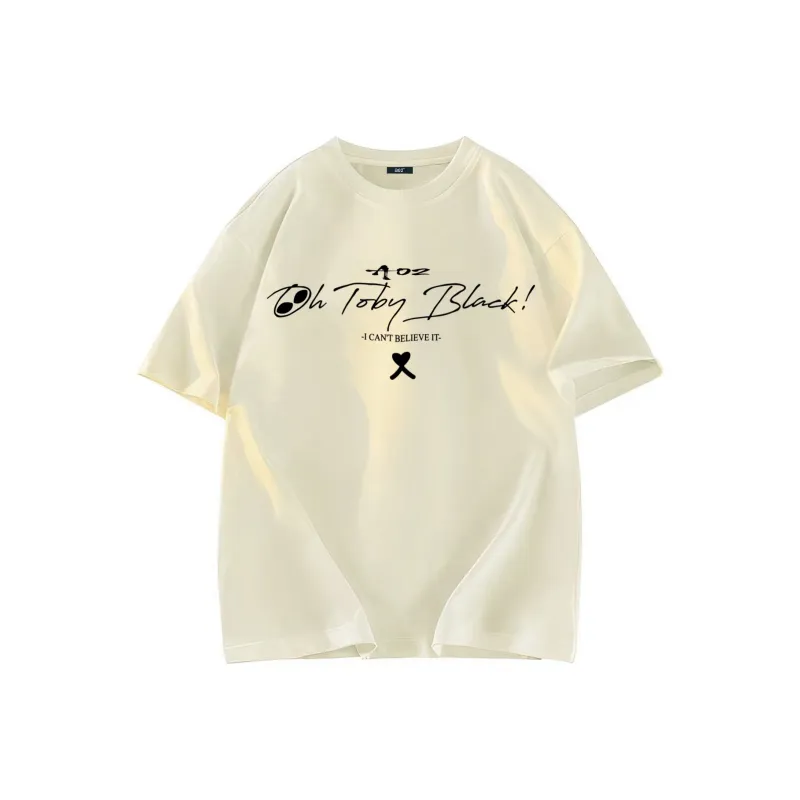 A02 T Shirts Unisex Light Beige Apricot-0