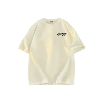 A02 T-Shirts Unisex Light Beige Apricot