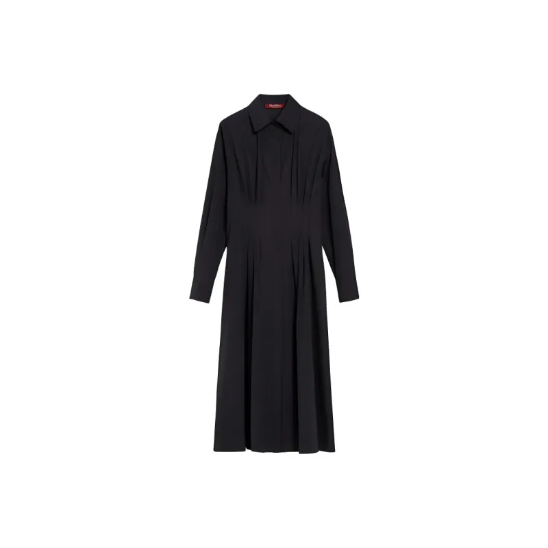 MaxMara Long Sleeved Dresses Women's Black-0