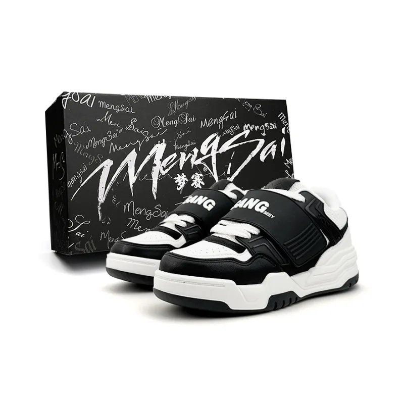 Mengsai Wear resistant And Lightweight Low Top Skateboard Shoes Unisex-19