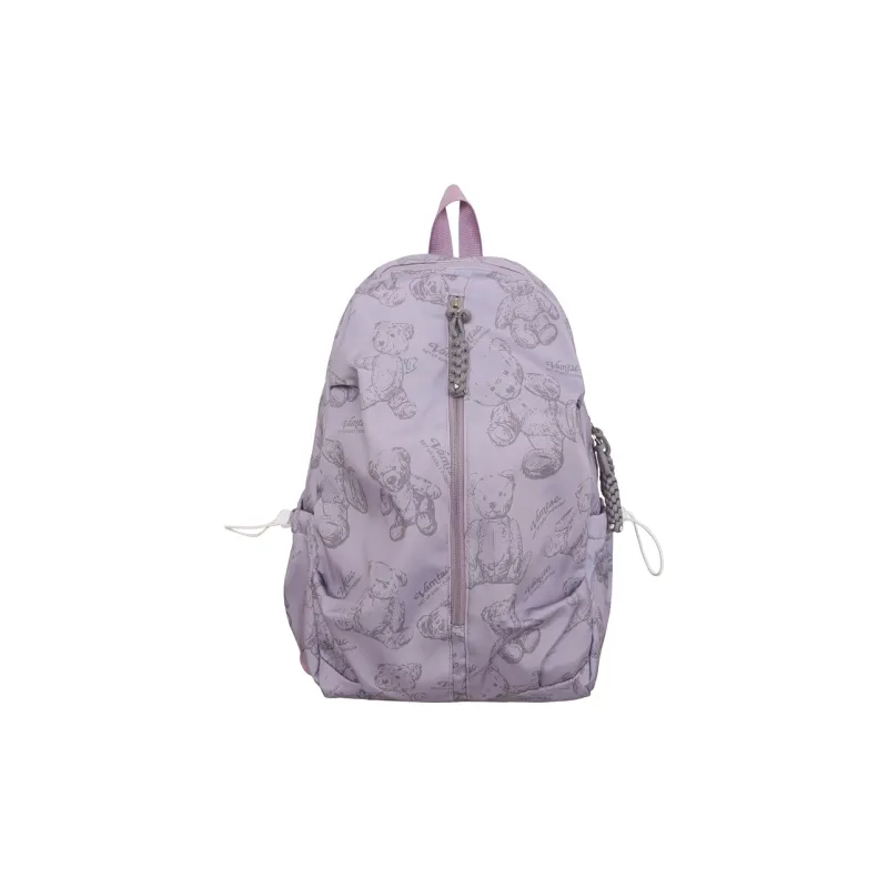 Parker Bear Nylon Backpack Unisex Multicolor-5