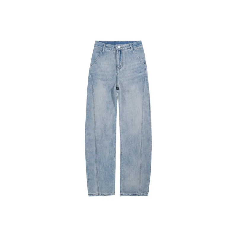 SNOOPY Jeans Women's Light Blue-0