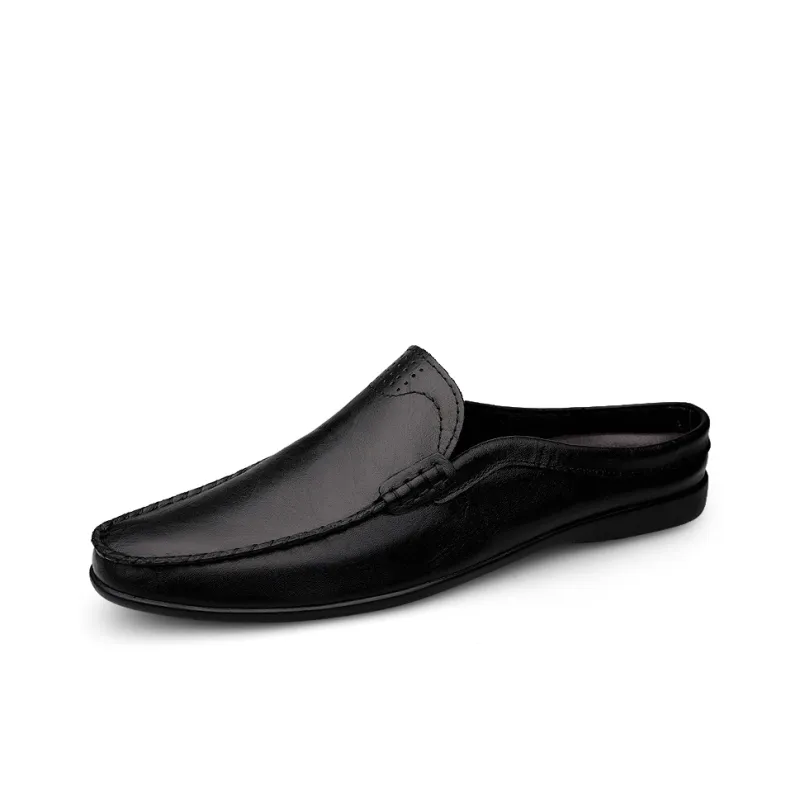 British Knights Rubber Sole Closed Toe Slippers Men's Black-1