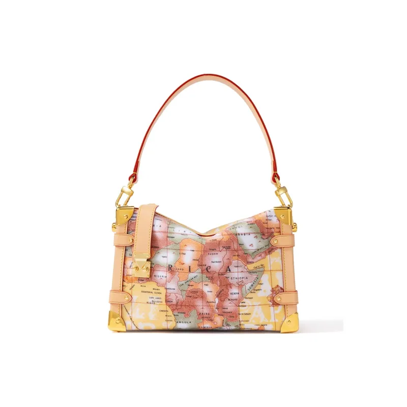 PAPRIKA Cow Leather Shoulder Bag, Crossbody Bag, Handbag Regular Women's Multicolor-6