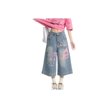 Honey Denim Shorts Women's Denim Print