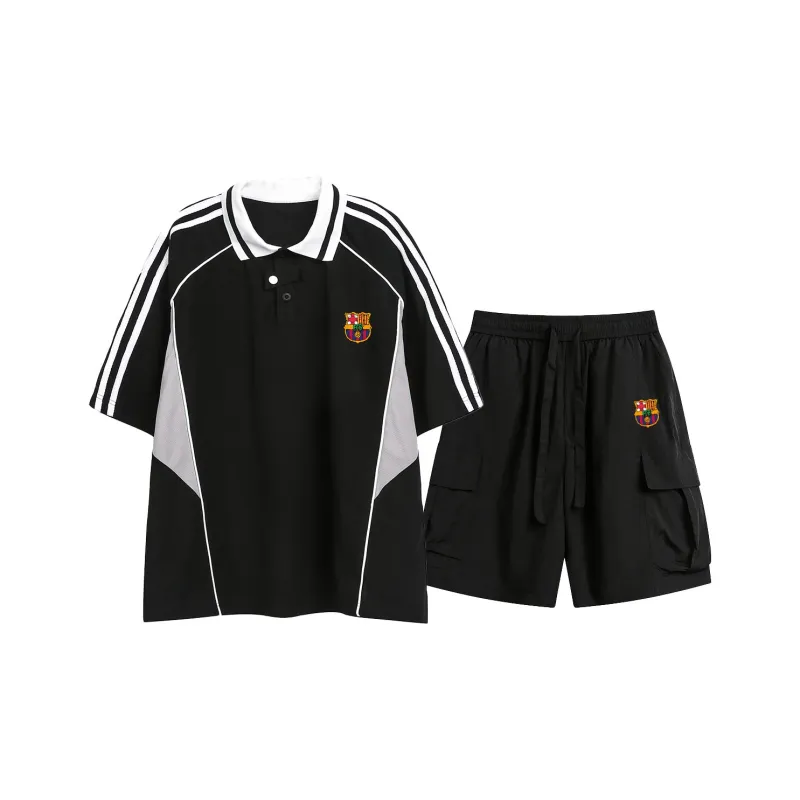 FCB ARCELONA Casual Sportswear Unisex 2 Piece Set-2