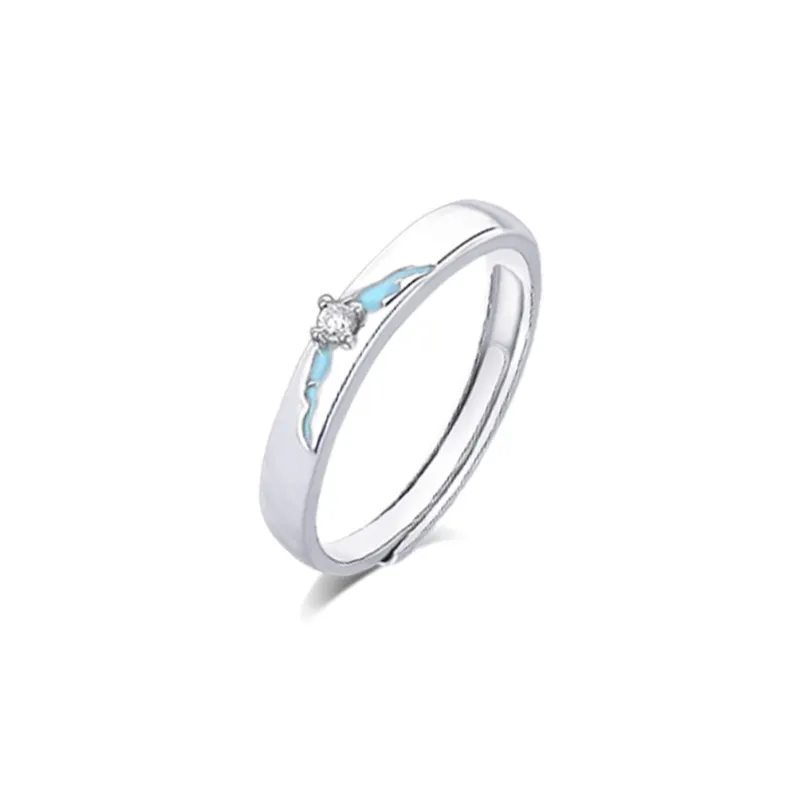 KUMET Sterling Silver Rings Unisex-10