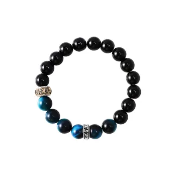 Star Treasures Obsidian Bracelets Men's
