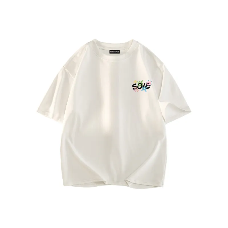SOIE T Shirts Unisex White-1
