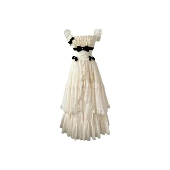 PZGE Slip Dresses Women's White Dress
